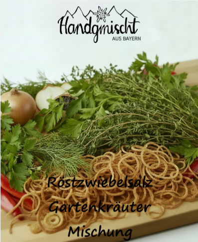 Röstzwiebelsalz Gartenkräuter Mischung