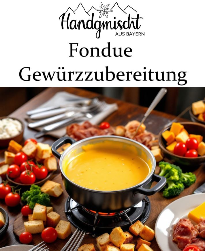 Fondue Gewürzzubereitung