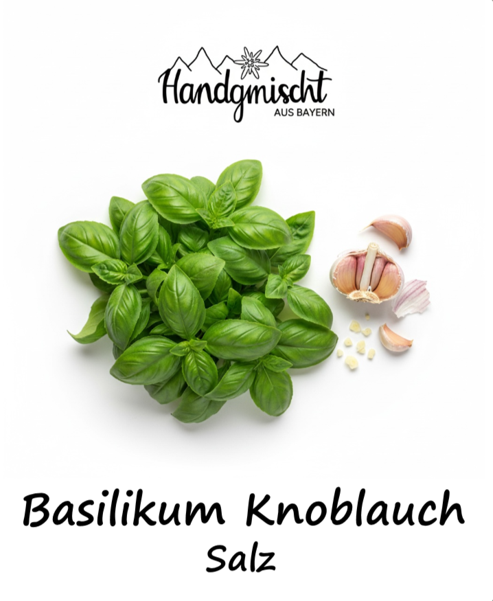 Basilikum Knoblauch Salz 